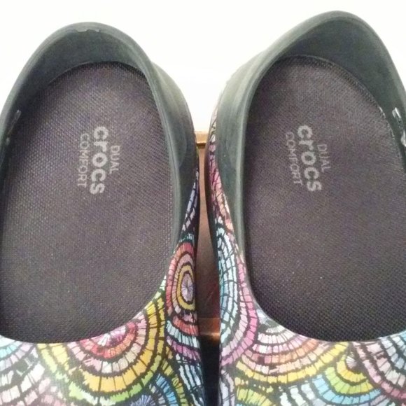 Crocs Neria Pro II Clogs Sz-W7 Graphic Circles - Picture 8 of 12